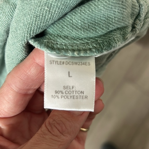 Louna Green Denim Mini Dress - Picture 10 of 13